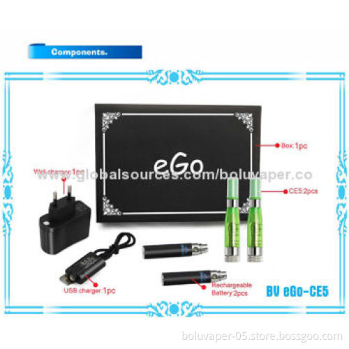 CE5 eGo Electronic Cigarettes with Changeable Coil in Various Coils